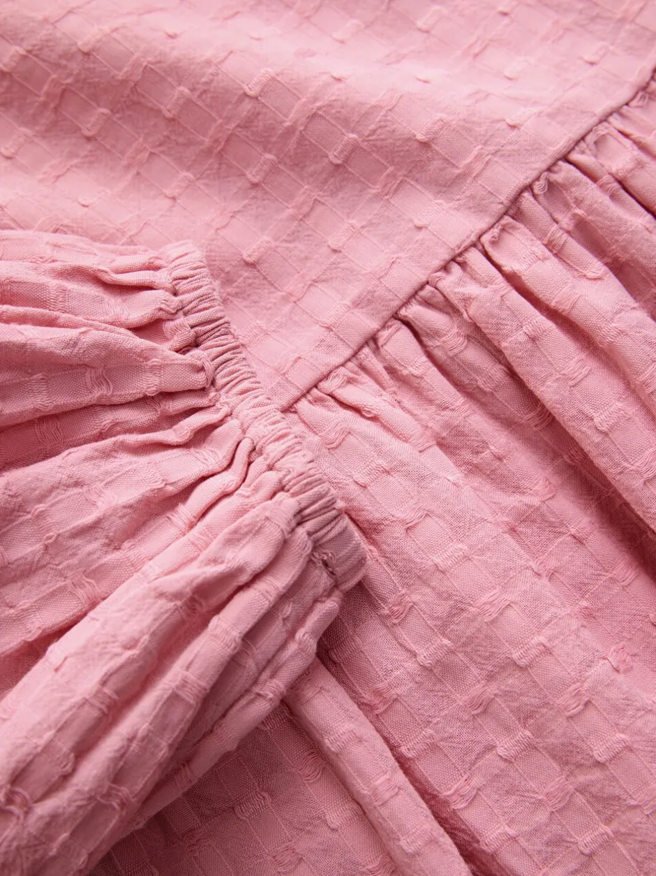 Overhemden En Blouses|Tops*Next - Long Sleeve Ruffle Blouse (3-16yrs) Roze