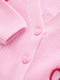 Gebreide Kleding*Next Roze - Love Bug Cardigan (3mths-7yrs)
