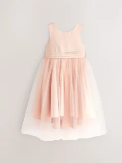 Jurken|Next - Meisjesjurk met string (3 mnd-16 jr) Roze