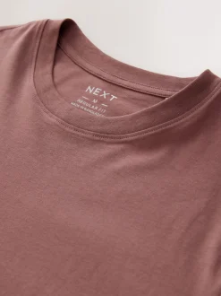 T-Shirts En Hemden|Next Roze - Normale Pasvorm - Essentieel katoenen T-shirt met ronde hals