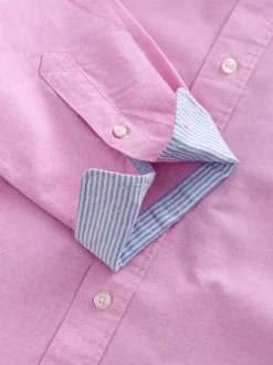 Shirts*Next Roze - Normale Pasvorm - Oxford-hemd met lange mouwen