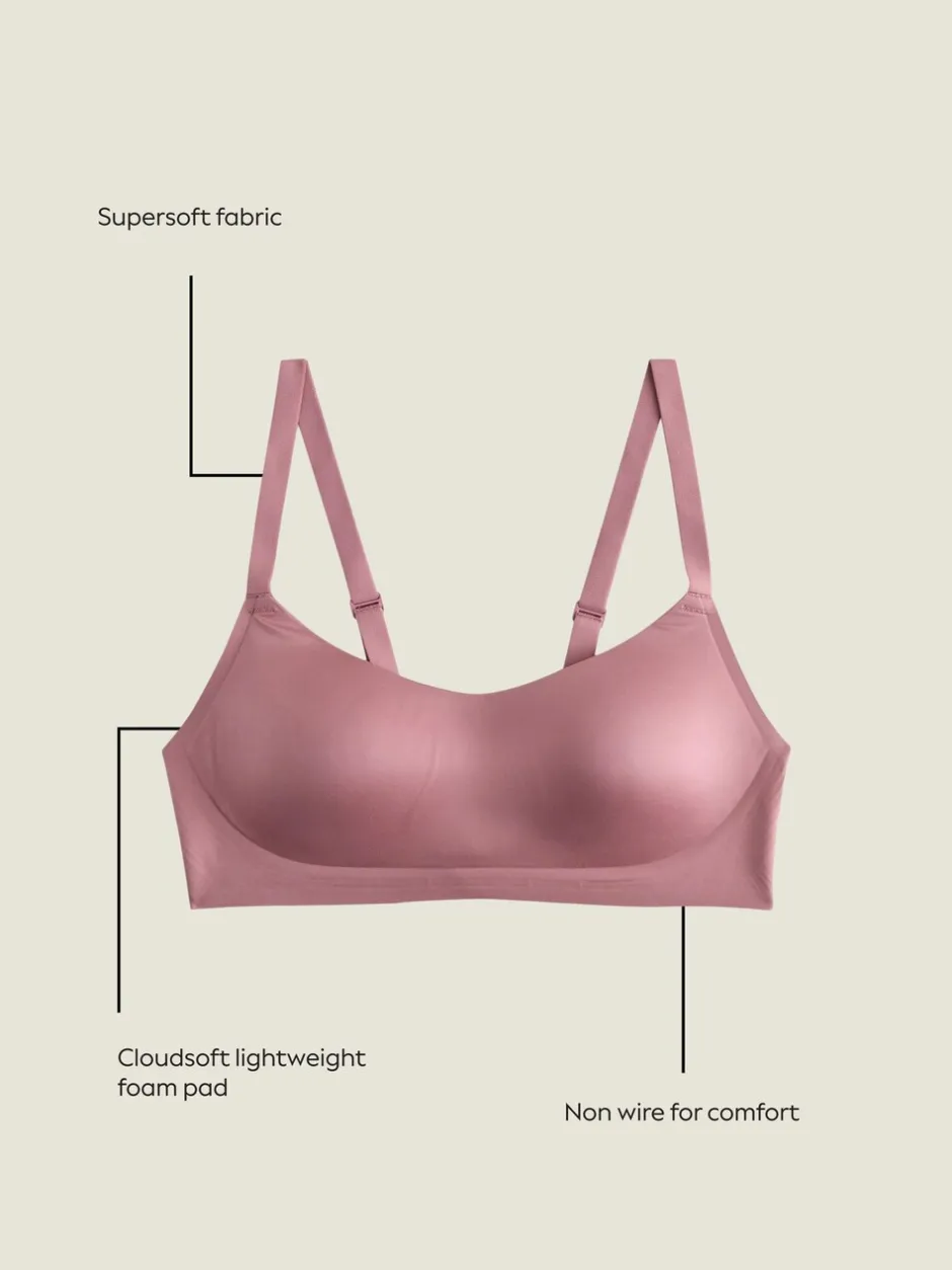 Beha's*Next - N.Premium Cloud Zachte Ultiem Comfort Beha Zonder Beugel Roze