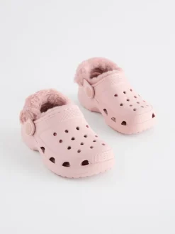 Pantoffels*Next - Pantoffelklompen met voering van imitatiebont Roze