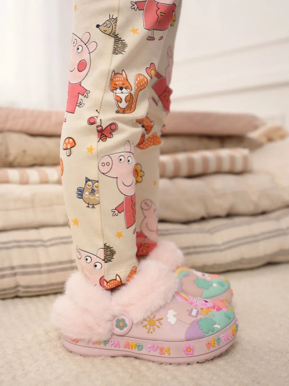 Pantoffels*Next Roze - Peppa Pig behaaglijke gevoerde Pantoffel Klomp