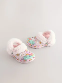 Pantoffels*Next Roze - Peppa Pig behaaglijke gevoerde Pantoffel Klomp