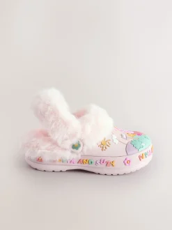 Pantoffels*Next Roze - Peppa Pig behaaglijke gevoerde Pantoffel Klomp