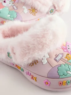 Pantoffels*Next Roze - Peppa Pig behaaglijke gevoerde Pantoffel Klomp