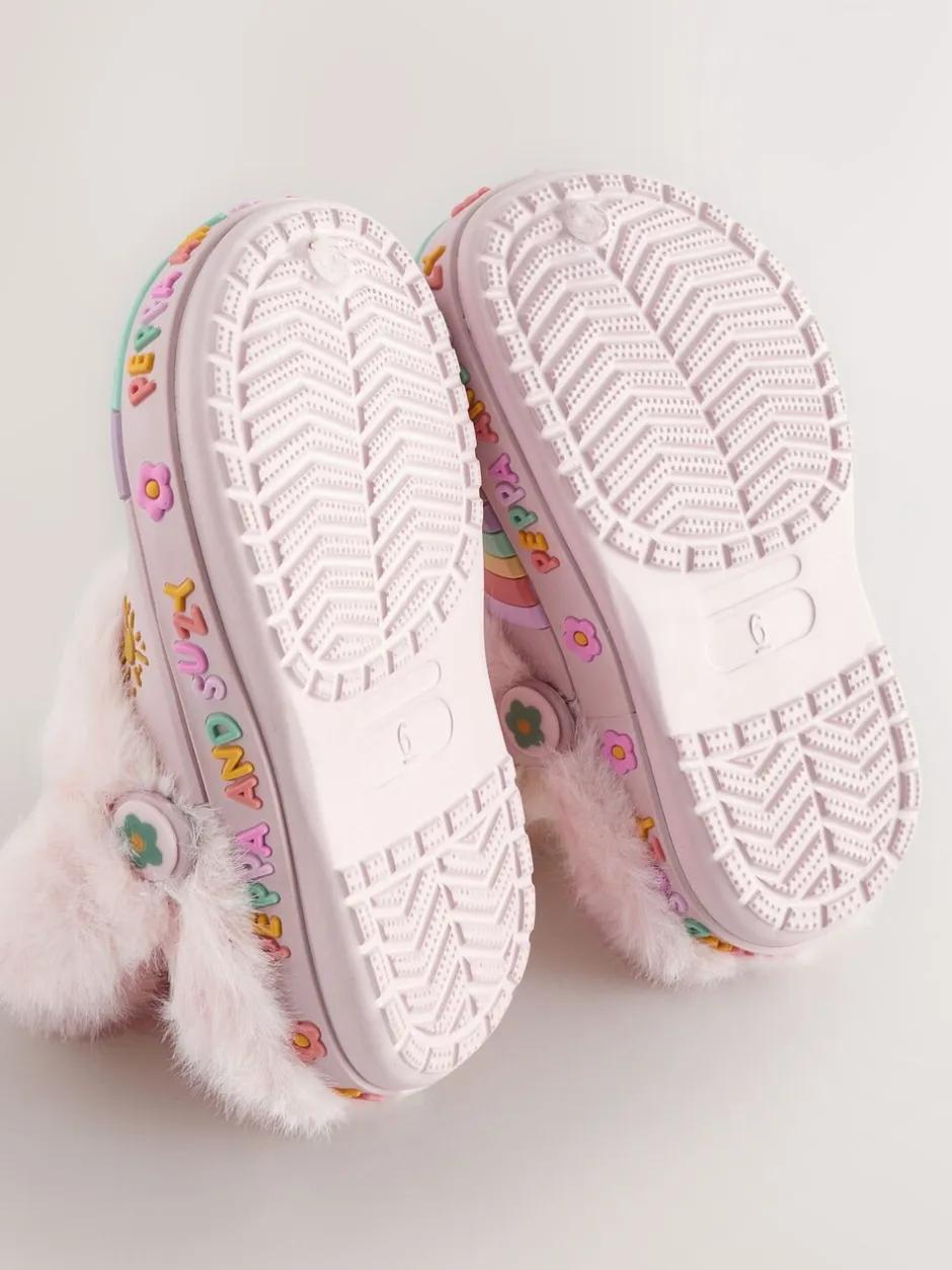 Pantoffels*Next Roze - Peppa Pig behaaglijke gevoerde Pantoffel Klomp