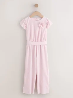 Jumpsuits En Playsuits|Next Roze - Plisse Jumpsuit (3-16yrs)