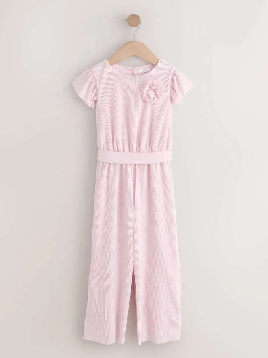 Jumpsuits En Playsuits|Next Roze - Plisse Jumpsuit (3-16yrs)