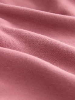 Hoody's En Sweatshirts*Next - Relaxte pasvorm zware lange hoodie Roze