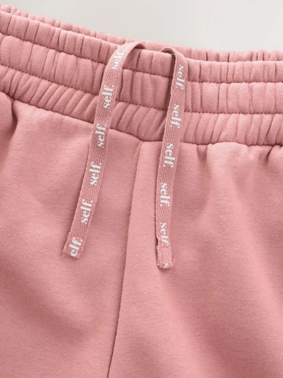 Leggings En Joggingbroeken|self. Roze - joggingbroek met wijde pijpen