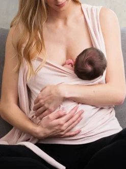 Moederschap*Seraphine - Skin to Skin Babywearing Sleeveless Top Roze