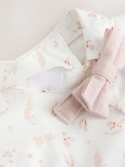 Kostuums En Herenvesten*Next Roze - Set met gilet, overhemd, korte broek & stropdas (3mnd-9jr)
