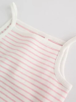 Rompertjes En Hemdjes|Next Roze - Set van 5 Baby bodysuits