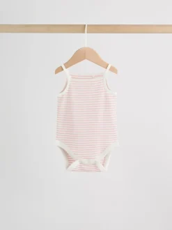 Rompertjes En Hemdjes|Next Roze - Set van 5 Baby bodysuits