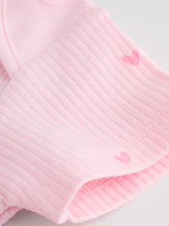 Rompertjes En Hemdjes|Next Roze - Set van 5 babyrompertjes met korte mouwen