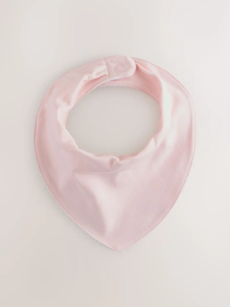 Slabbetjes*Next Roze - Set van 5 Dribble babyslabbetjes