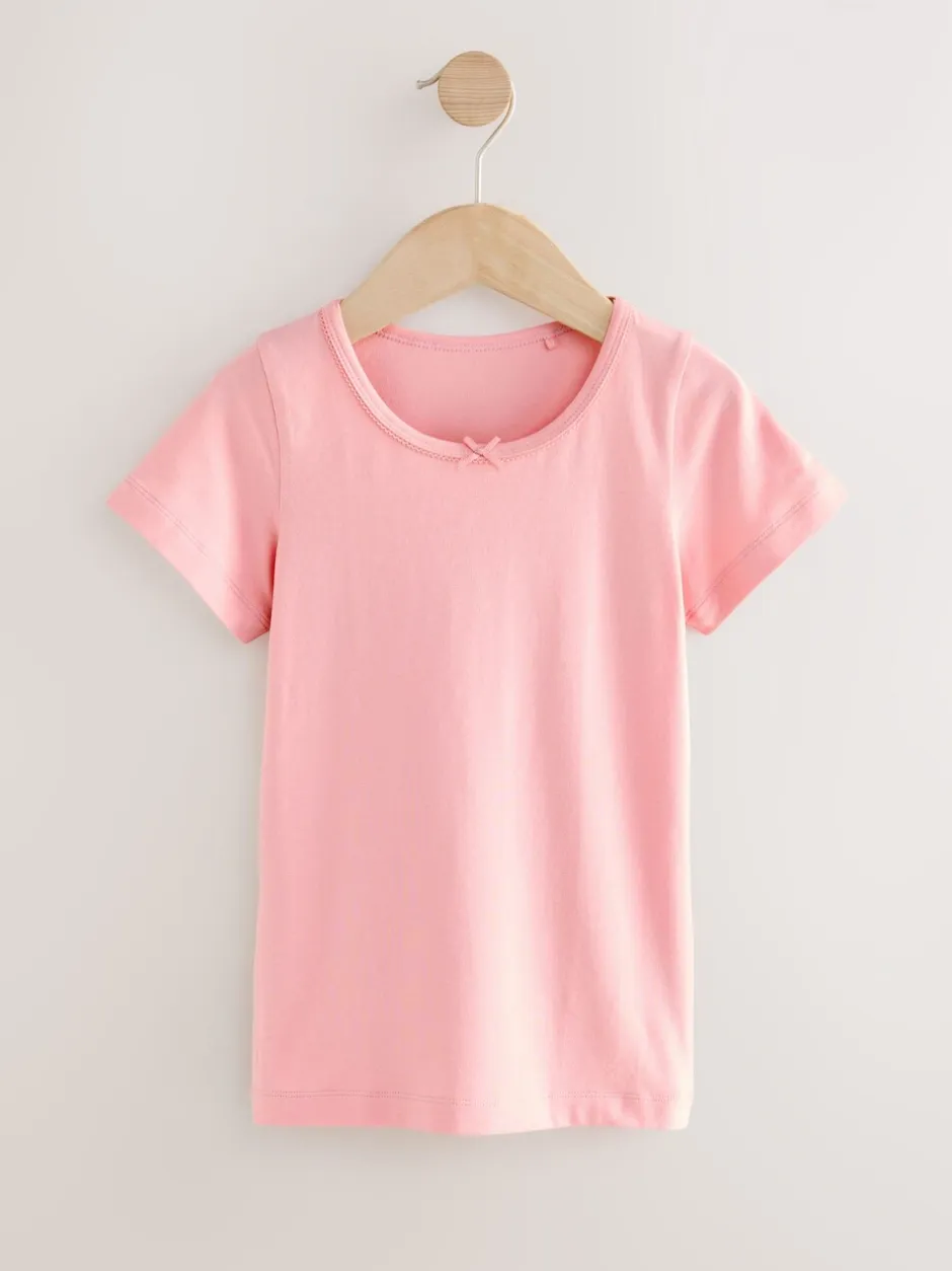 Alle Ondergoed|Next - Set van 2 hemdjes met korte mouwen (1.5-12jr) Roze