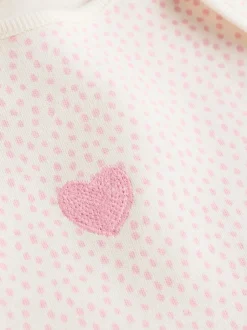 Multipacks|Rompertjes En Hemdjes|Next Roze - Set van 5 rompers met lange mouwen