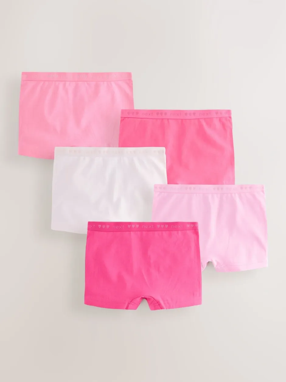 Alle Ondergoed*Next - Short Briefs 5 Pack (2-16yrs) Roze