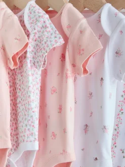 Rompertjes En Hemdjes*Next Roze - Short Sleeve Baby Bodysuit