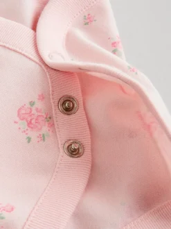 Rompertjes En Hemdjes*Next Roze - Short Sleeve Baby Bodysuit