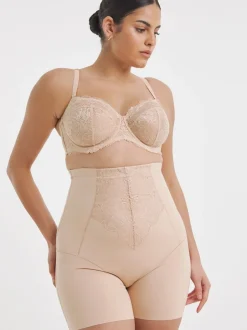 Shapewear*Simply Be - Magisculpt Ella Lace Thighshaper Frim Control Shapewear & solutions Roze