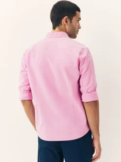 Formele Overhemden|Shirts|Next Roze - Slim Fit - Oxford-hemd met lange mouwen