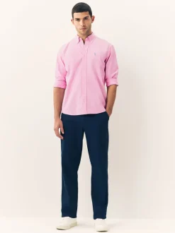 Formele Overhemden|Shirts|Next Roze - Slim Fit - Oxford-hemd met lange mouwen