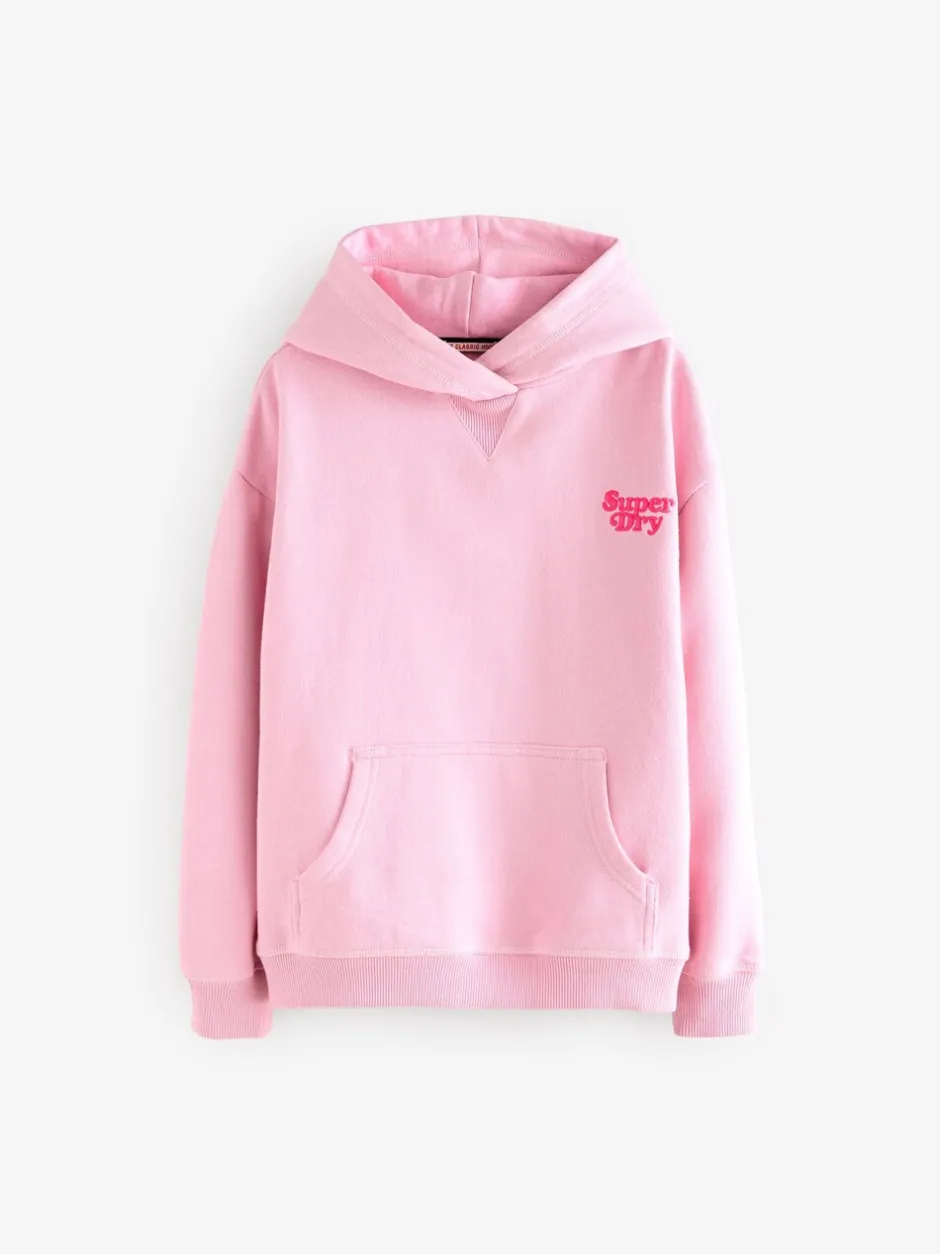 Sweaters En Hoody´S|Sweaters En Hoody´S*Superdry Roze - Essentials-hoodie