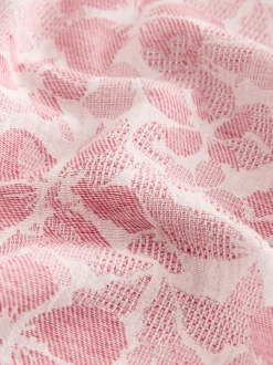 Shirts|Next - Textured Floral Print Short Sleeve Shirt Roze