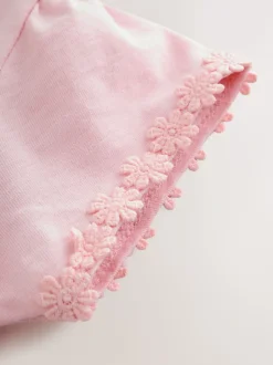 T-Shirts*Next Roze - T-shirt met zakje en madeliefjesprint (1,5-16 jr)