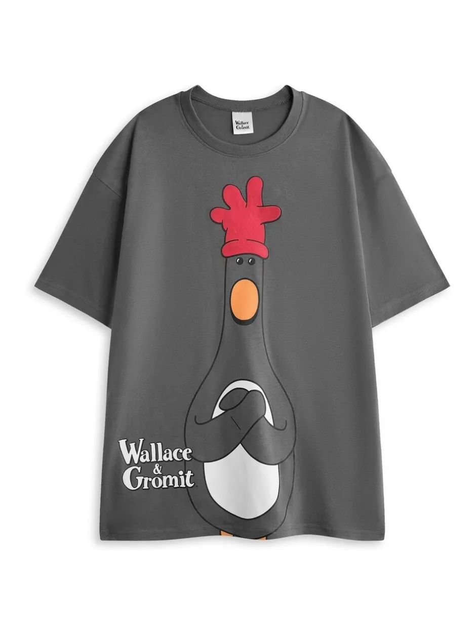 Pyjama's|Vanilla Underground - Wallace And Gromit herenpyjama's van 100% katoen Roze