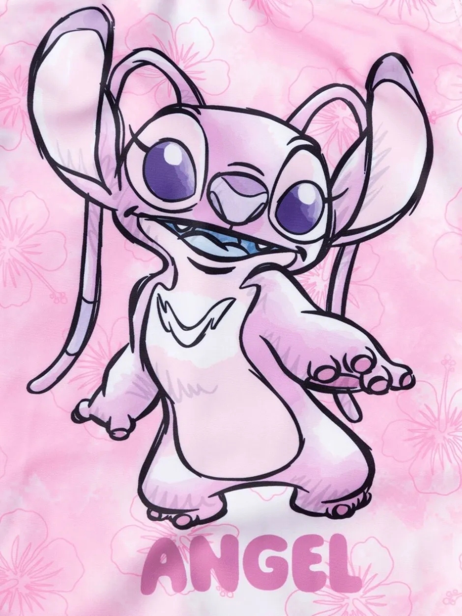 Badkleding*Vanilla Underground - Meisjes Disney Lilo & Stitch Multicolour Stitch Zwempak Roze