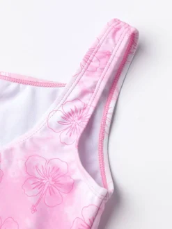 Badkleding*Vanilla Underground - Meisjes Disney Lilo & Stitch Multicolour Stitch Zwempak Roze