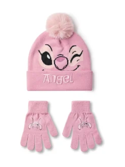 Mutsen, Handschoenen En Sjaals*Vanilla Underground - Disney Lilo & Stitch meisjes-muts en -handschoenenset Roze
