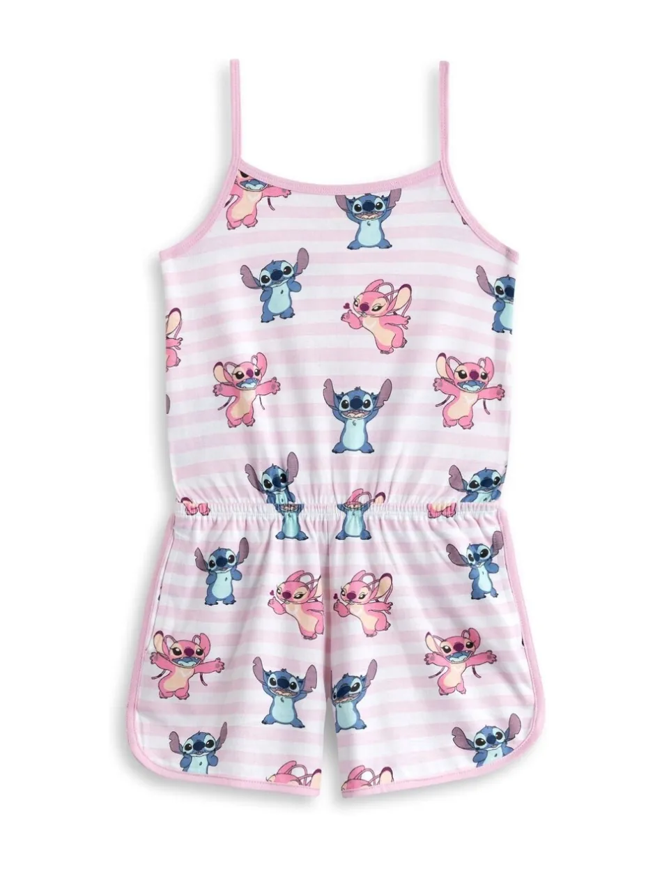 Jumpsuits En Playsuits*Vanilla Underground - Disney Stitch mouwloos speelpakje voor meisjes Roze