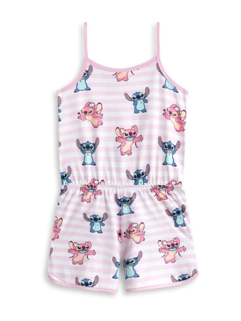 Jumpsuits En Playsuits*Vanilla Underground - Disney Stitch mouwloos speelpakje voor meisjes Roze