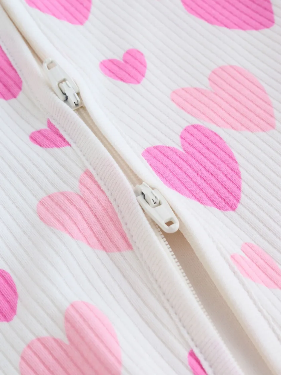 Babypakjes En Babypyjama's*Next Roze - Verpakking van 3 babypyjama's met tweewegrits (0-2jr)