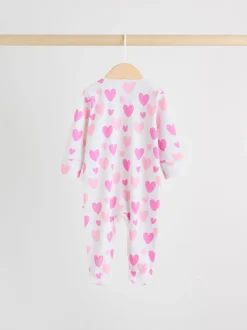 Babypakjes En Babypyjama's*Next Roze - Verpakking van 3 babypyjama's met tweewegrits (0-2jr)