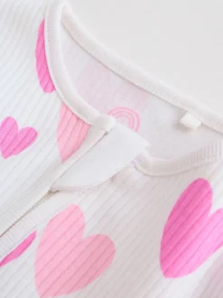 Babypakjes En Babypyjama's*Next Roze - Verpakking van 3 babypyjama's met tweewegrits (0-2jr)