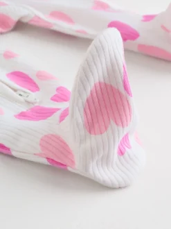 Babypakjes En Babypyjama's*Next Roze - Verpakking van 3 babypyjama's met tweewegrits (0-2jr)