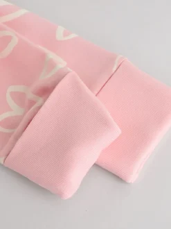 Multipacks|Babypakjes En Babypyjama's|Next - Verpakking van 4 Baby pyjama's met tweewegrits en Print (0mnd -3jr) Roze