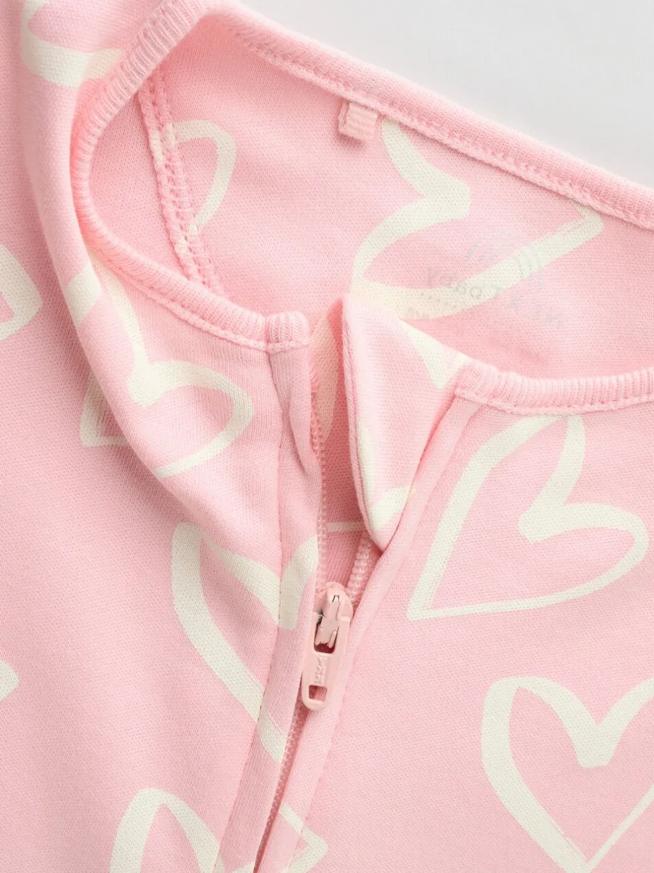 Multipacks|Babypakjes En Babypyjama's|Next - Verpakking van 4 Baby pyjama's met tweewegrits en Print (0mnd -3jr) Roze