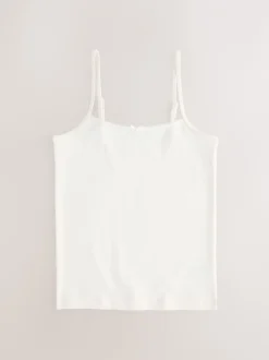 Alle Ondergoed*Next - Verpakking van 3 cami topjes met bandjes en print (1,5 - 16 jr) Roze
