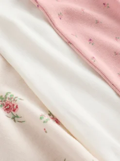 Alle Ondergoed*Next - Verpakking van 3 cami topjes met bandjes en print (1,5 - 16 jr) Roze