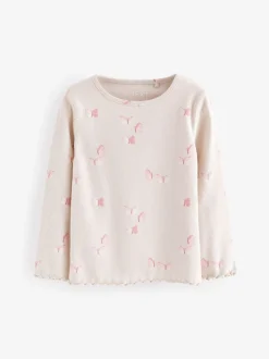 Tops|Multipacks*Next - Verpakking van 5 geribbelde tops met lange mouwen (3mnd -7jaar) Roze