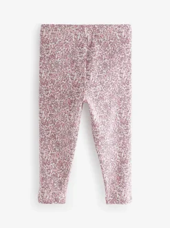 Multipacks|Broeken En Leggings|Next - Verpakking van 5 geribbelde Leggings (3mnd -7jr) Roze