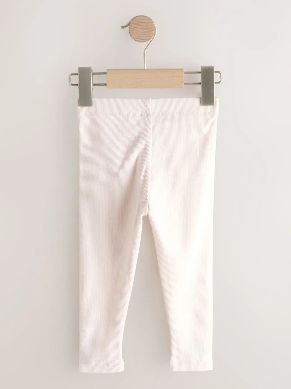 Broeken En Leggings*Next Roze - Verpakking van 5 geribbelde Leggings (3mnd -7jr)